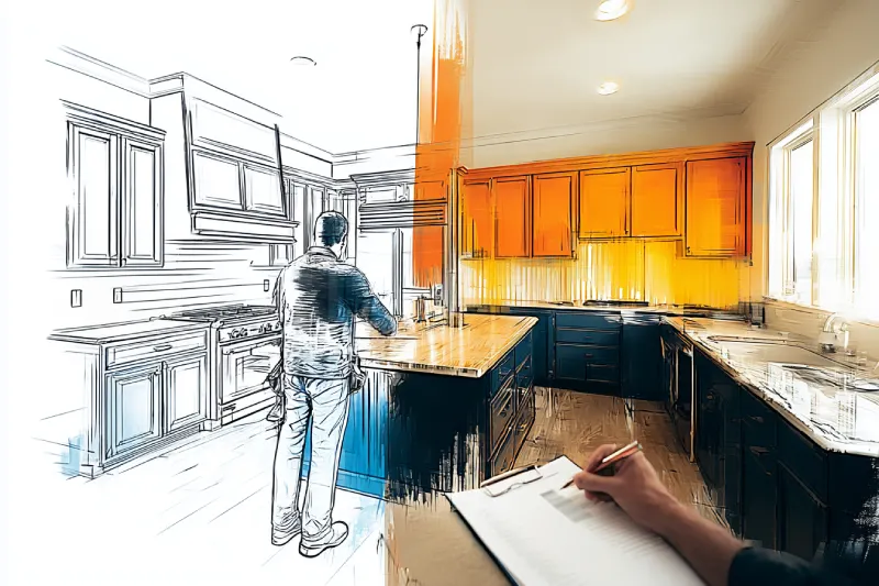 Lumen Build construction site on Vancouver Island