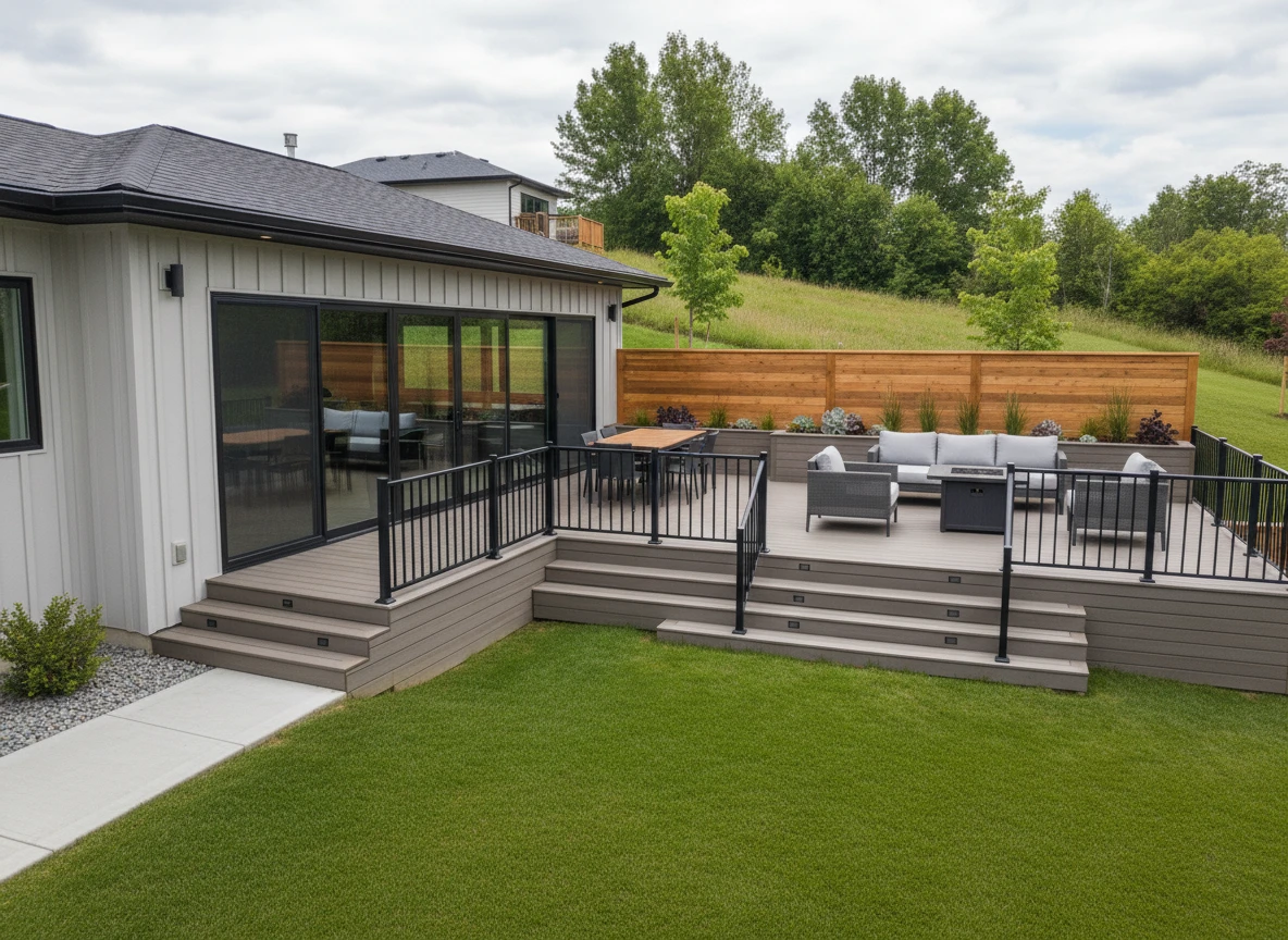 The Multi-Tier Entertainer's Deck - View 2