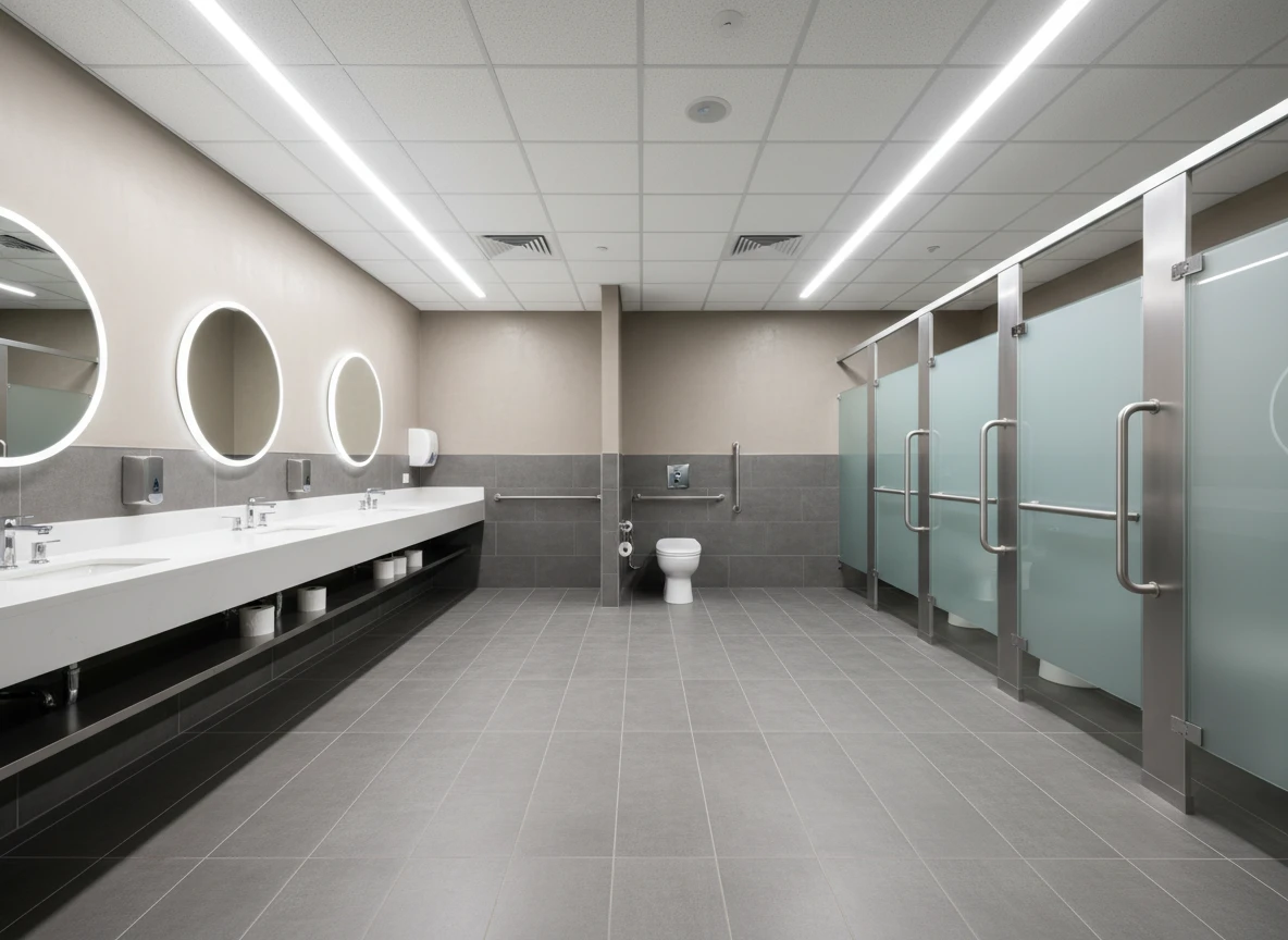 Industrial-Grade Commercial Restroom Overhaul
